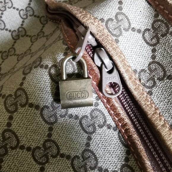 AUTHENTIC - 80's 'GUCCI' - Travel Bag - Suitcase *ULTRA RARE* - Picture 3 of 15